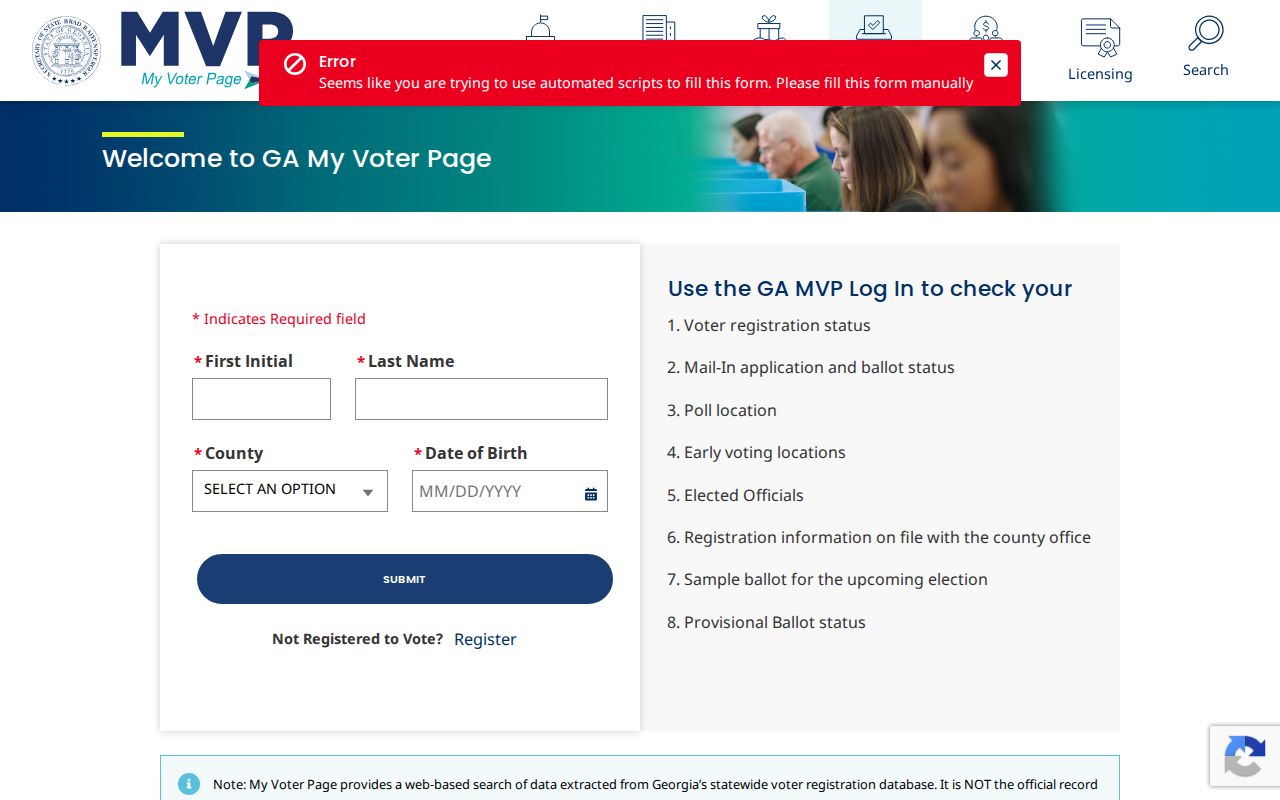 Richmond County people search reference to Georgia voter lookup